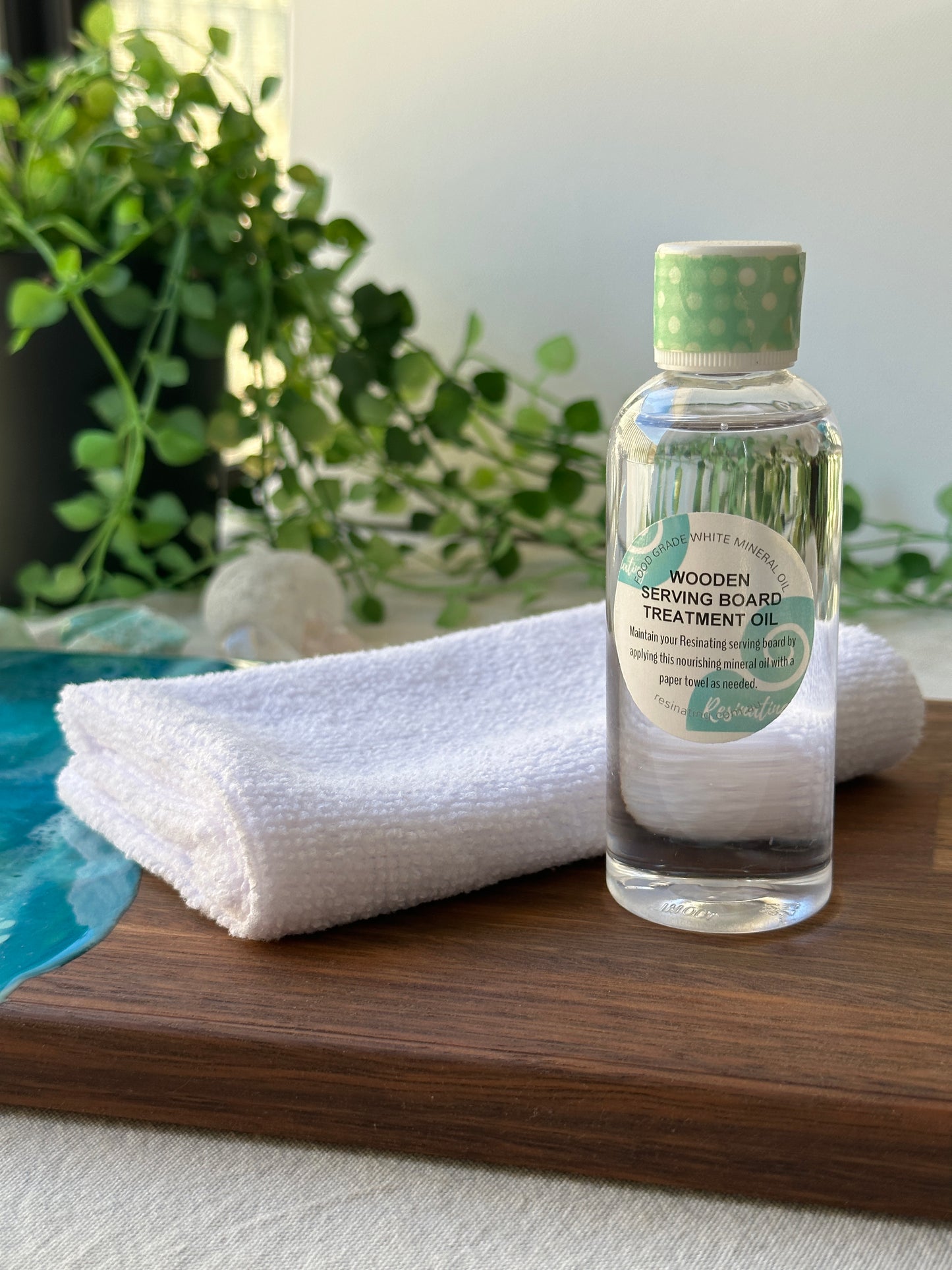 Resin serving board TREATMENT OIL kit - 100mls