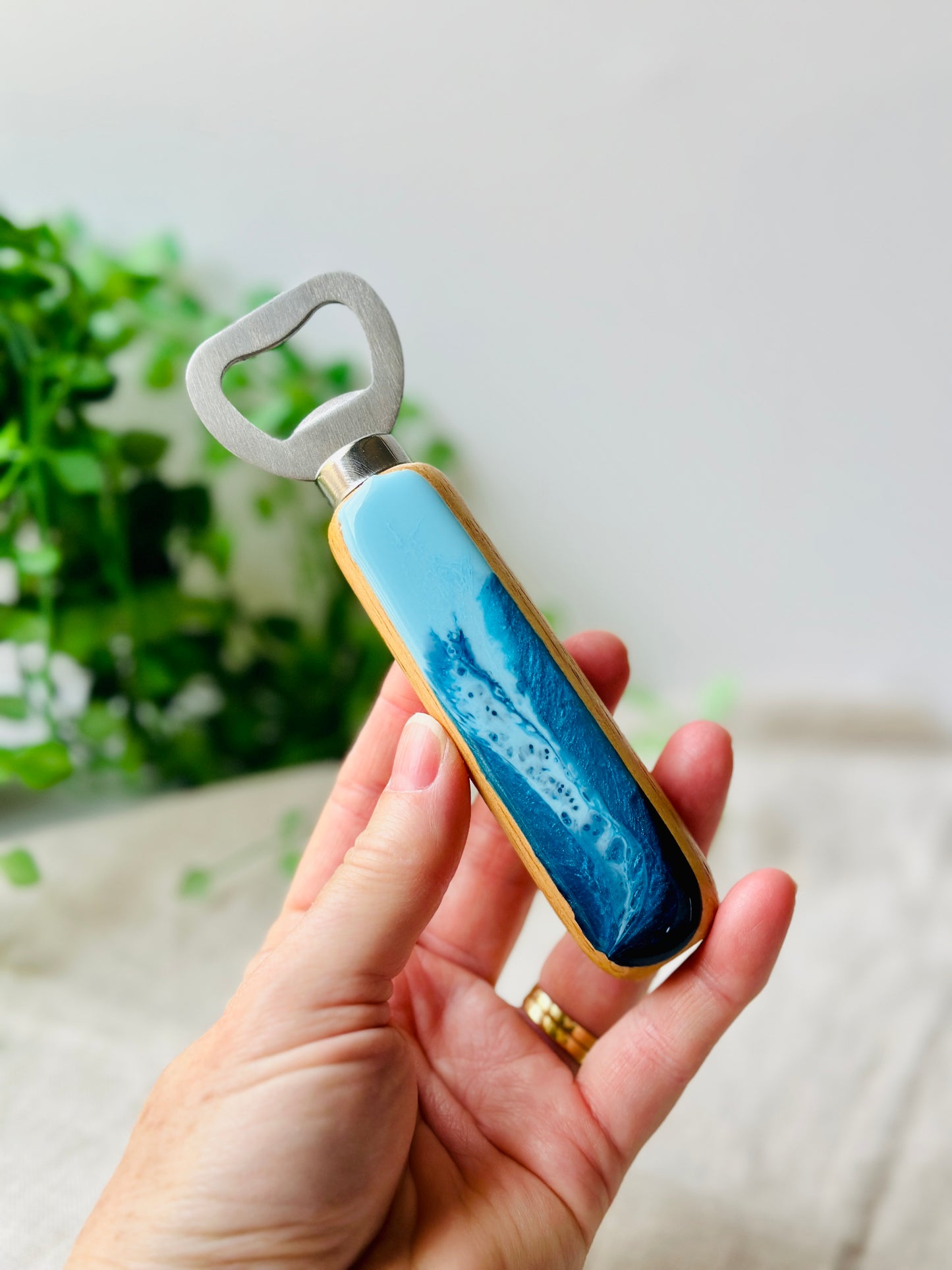 Bottle opener - blue