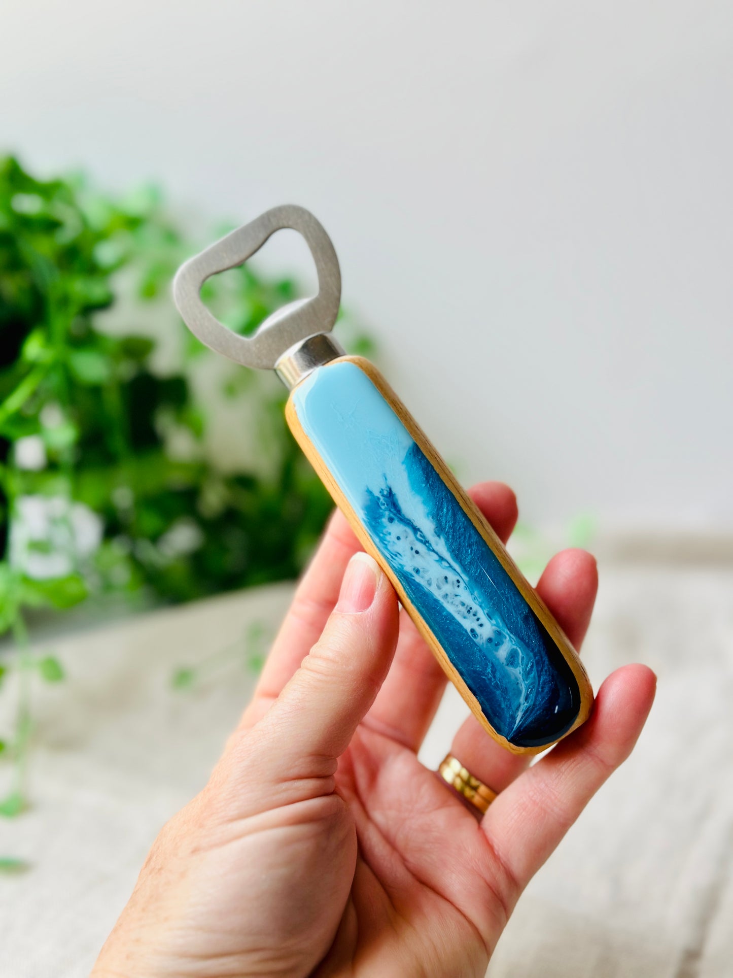 Bottle opener - blue