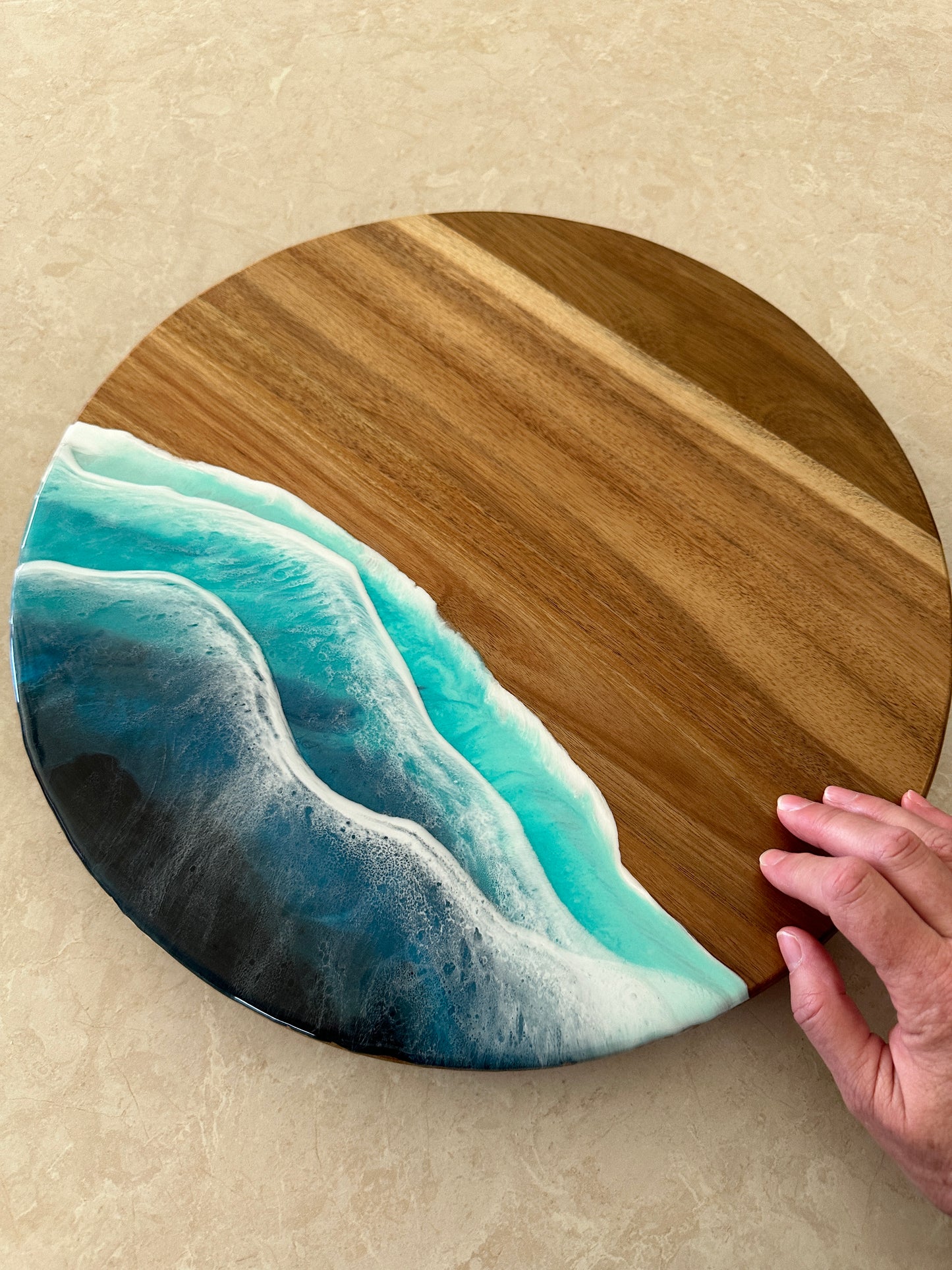 LAZY SUSAN - in ocean waves