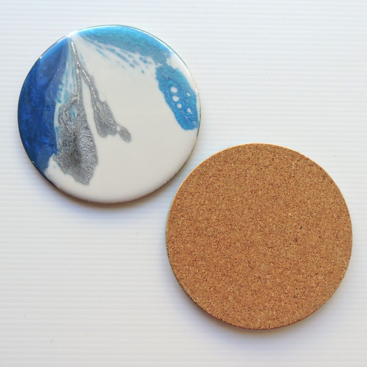 CUSTOM Coasters - choose your own colours - set of 4