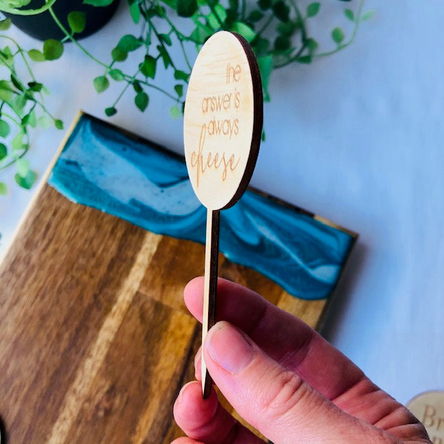 Cheese picks - the perfect addition - READY TO POST