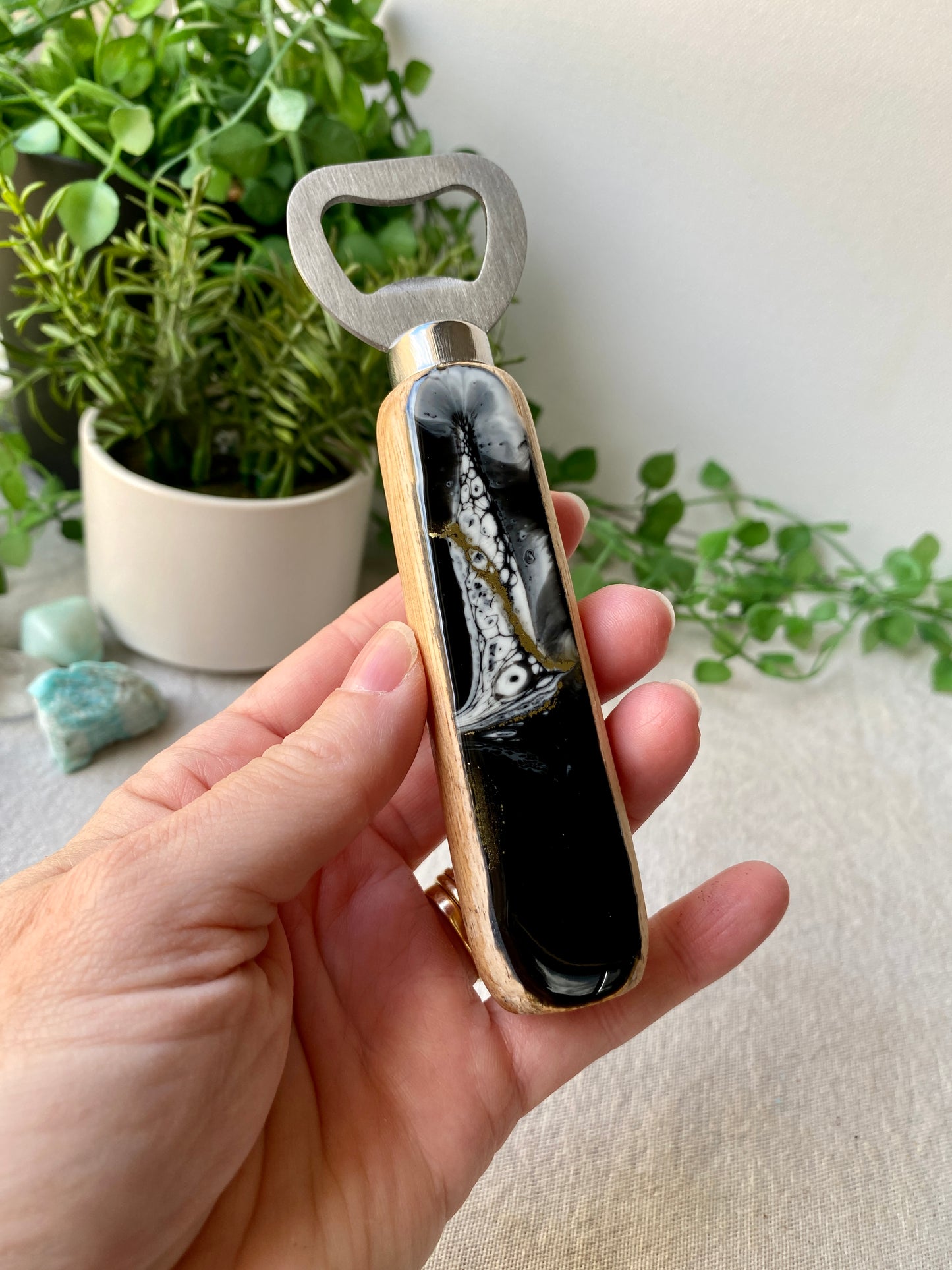 Resin art bottle openers - READY TO POST
