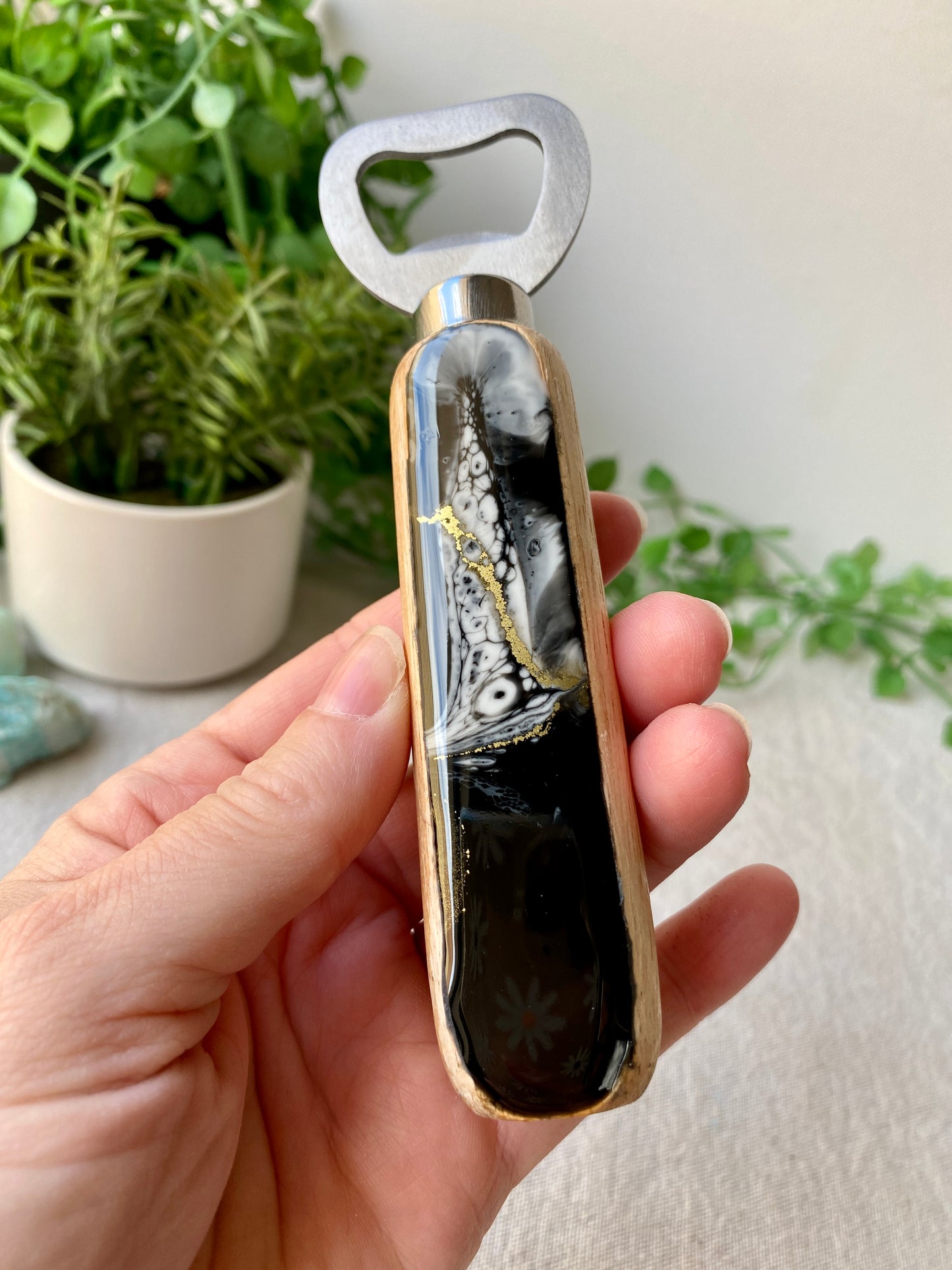 Resin art bottle openers - READY TO POST