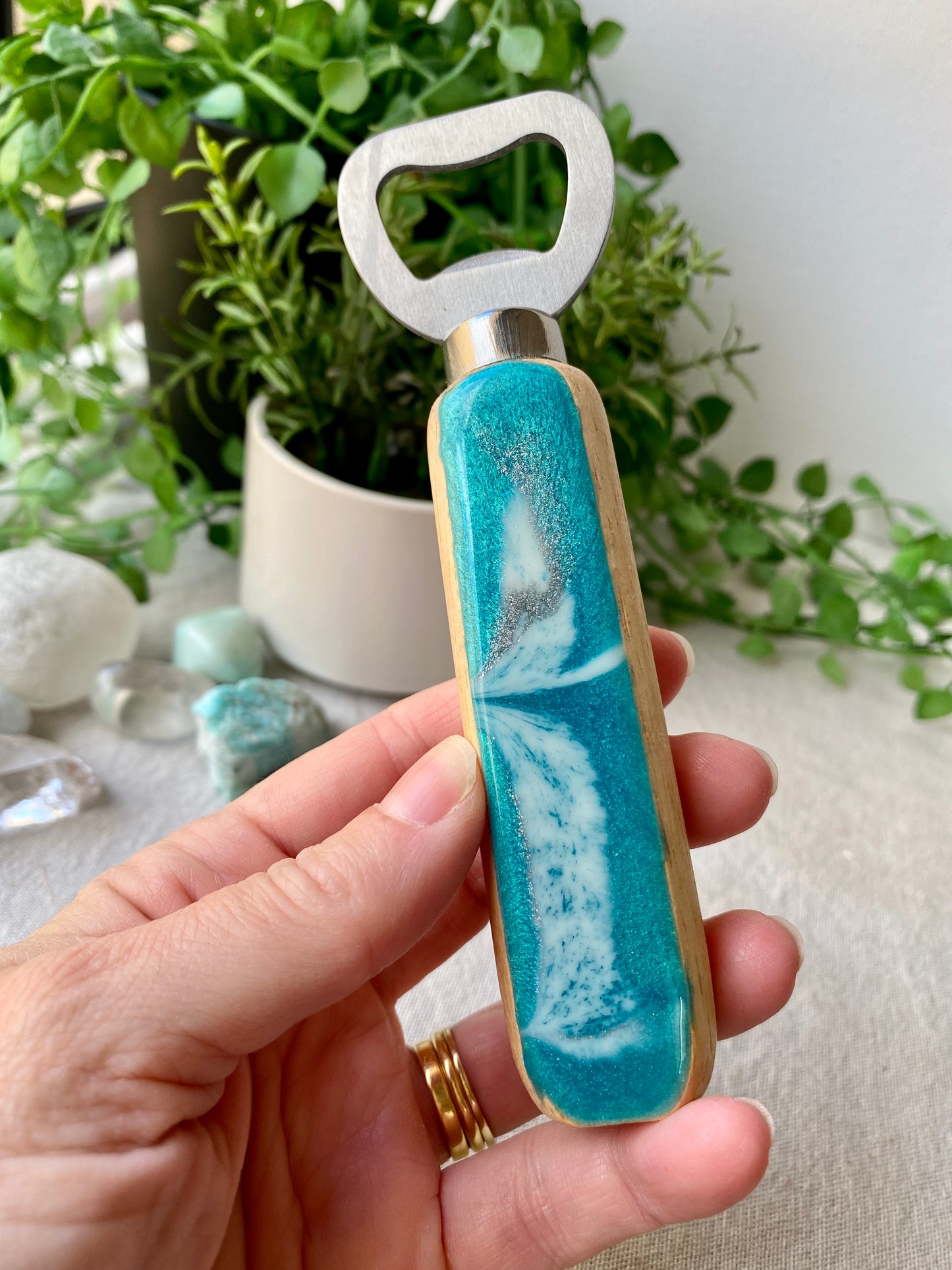 Resin art bottle openers - READY TO POST