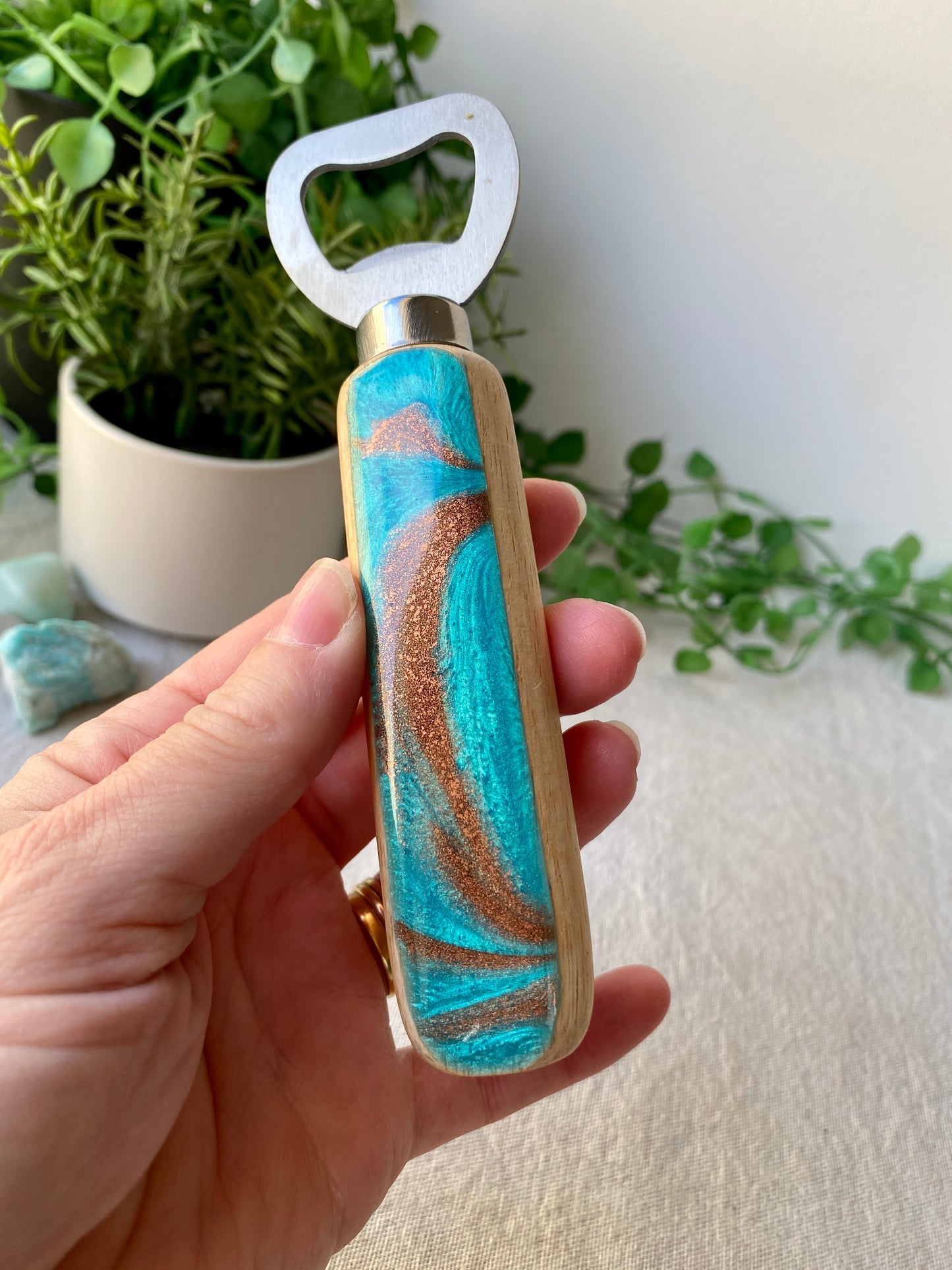 Resin art bottle openers - READY TO POST