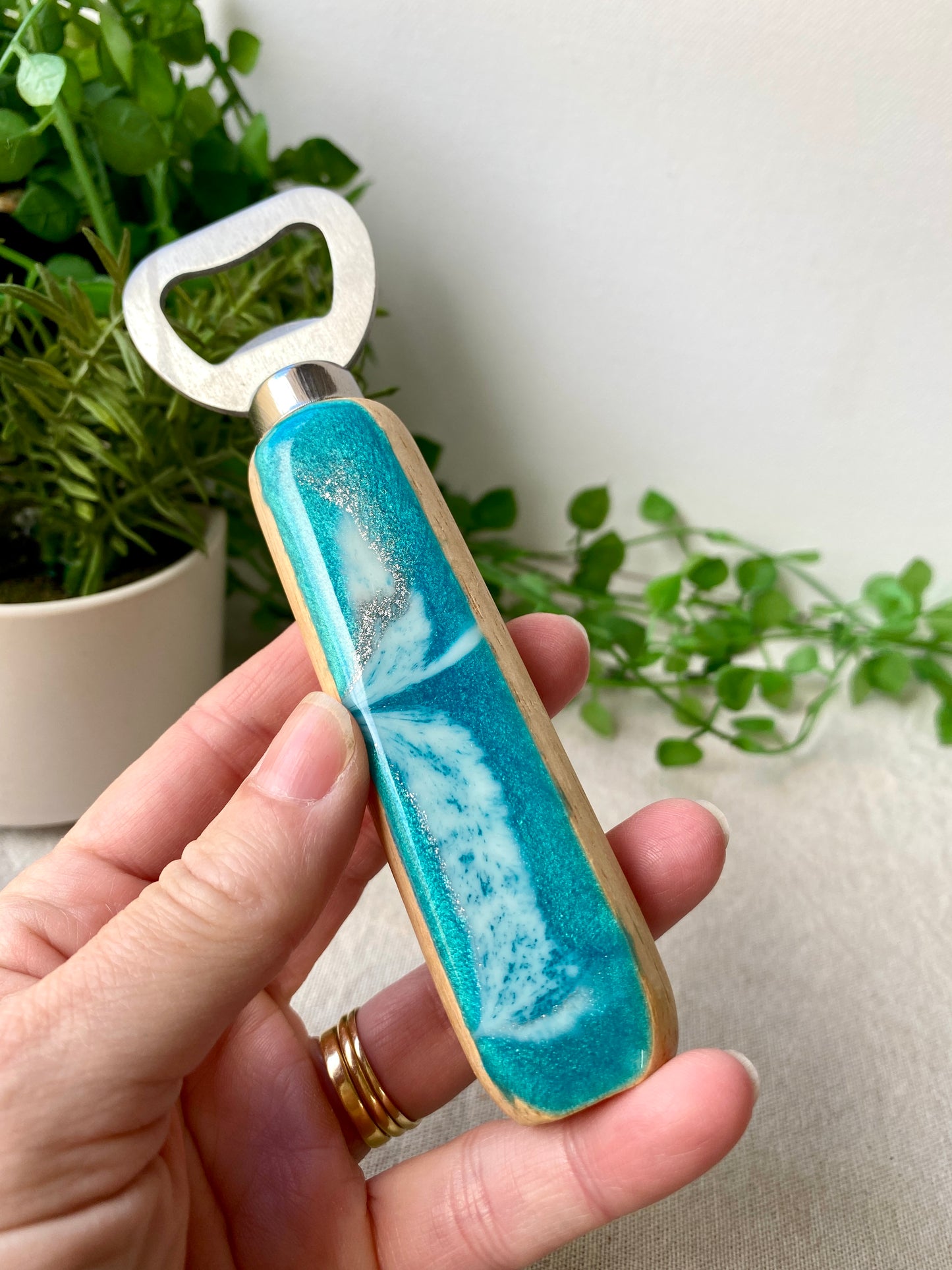 Resin art bottle openers - READY TO POST