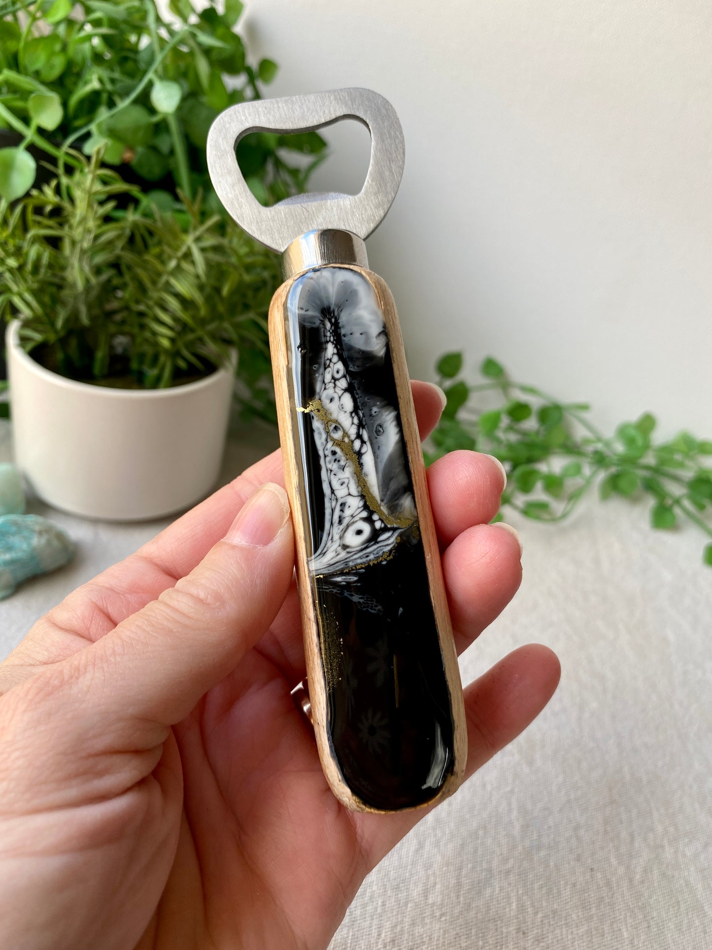 Resin art bottle openers - READY TO POST
