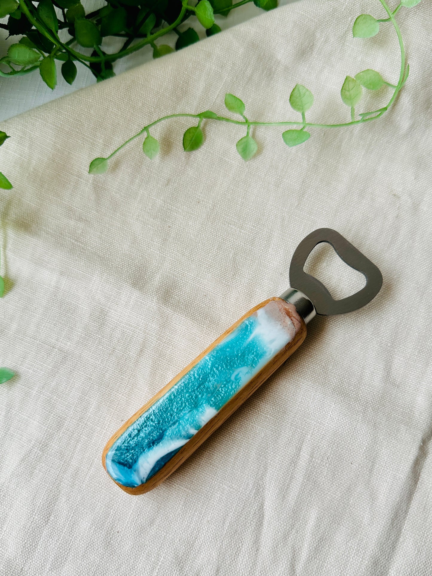 Bottle opener - ocean blues