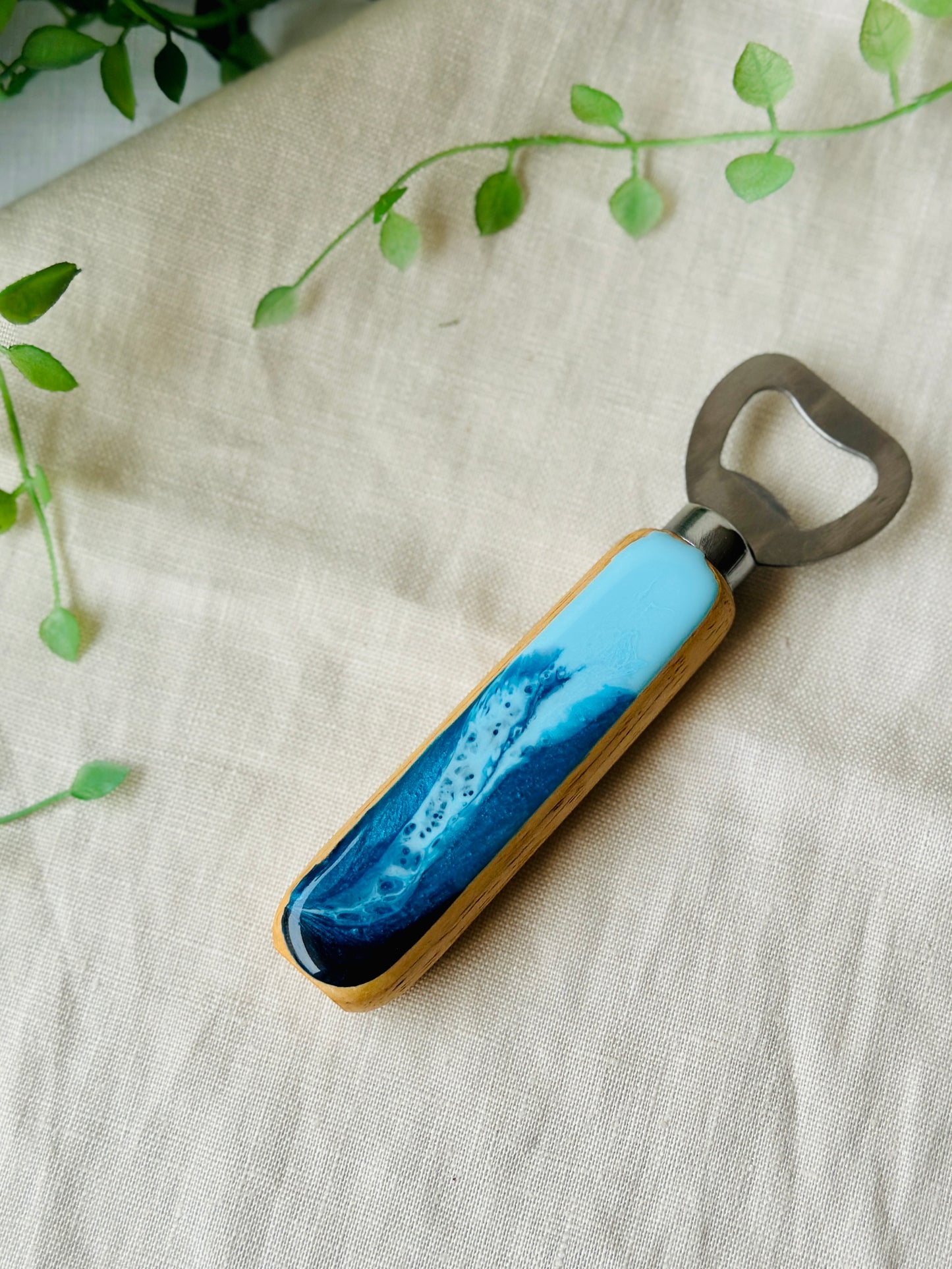 Bottle opener - blue