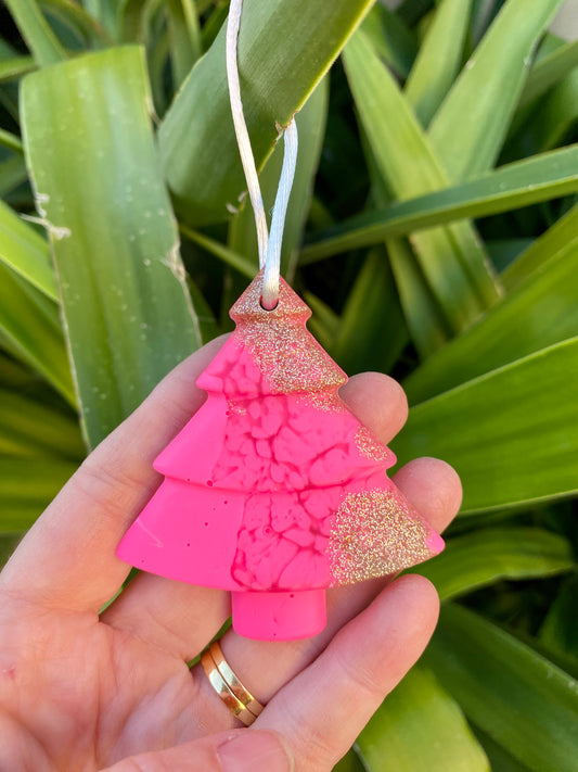 CHRISTMAS DECORATION - Christmas tree - Barbie pink and gold